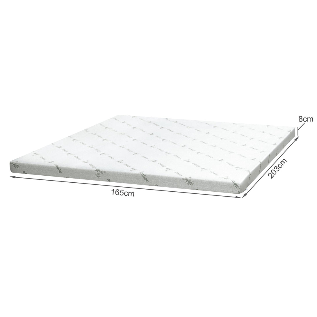 Comfort Plush Gel Memory Foam Mattress Topper - King