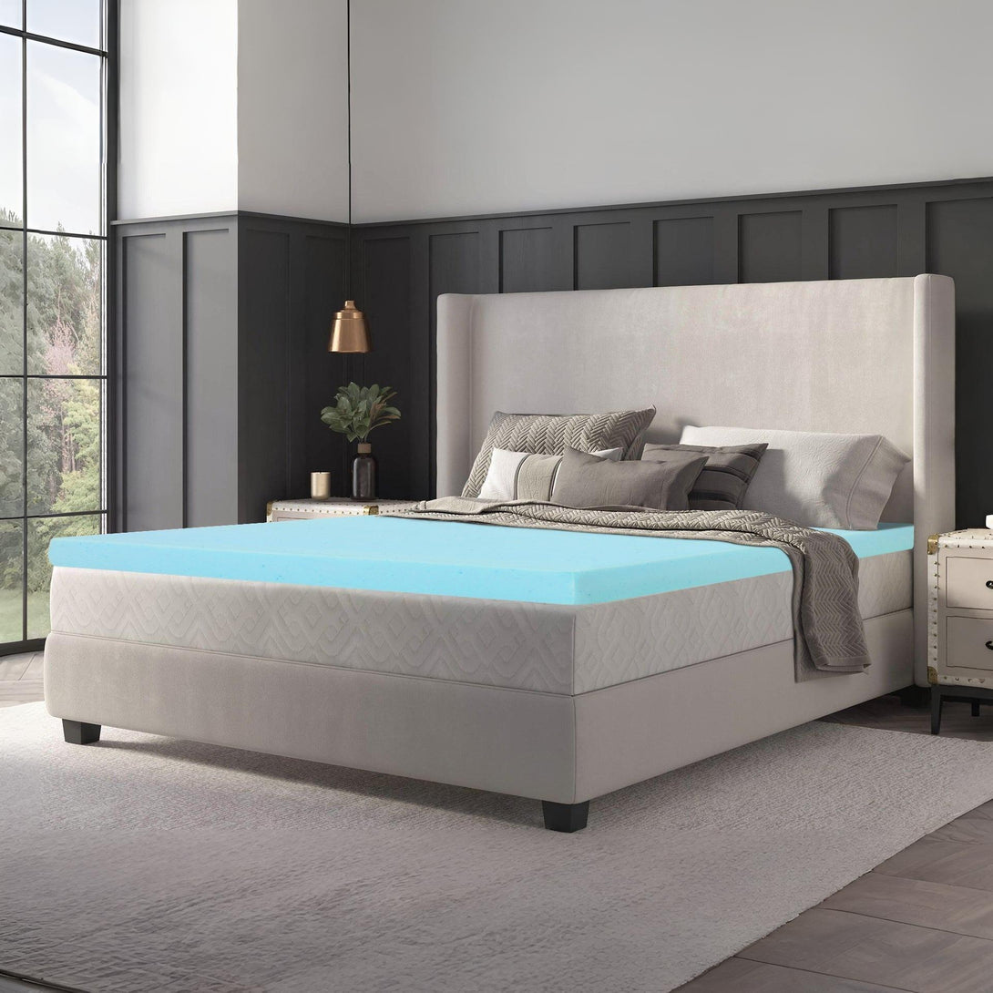Comfort Plush Gel Memory Foam Mattress Topper - Super King