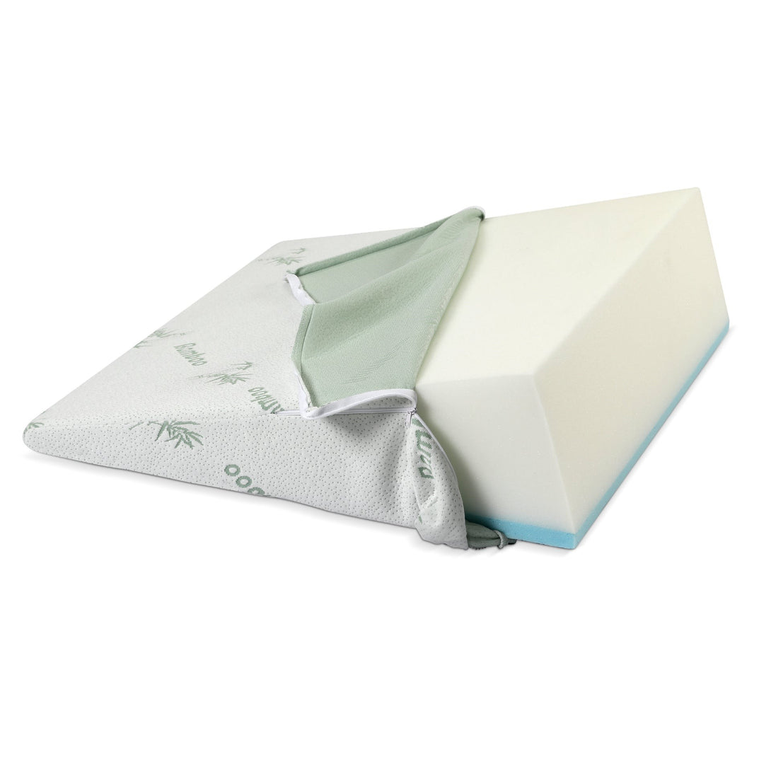Pure Wedge Bamboo Gel Memory Foam Wedge Pillow