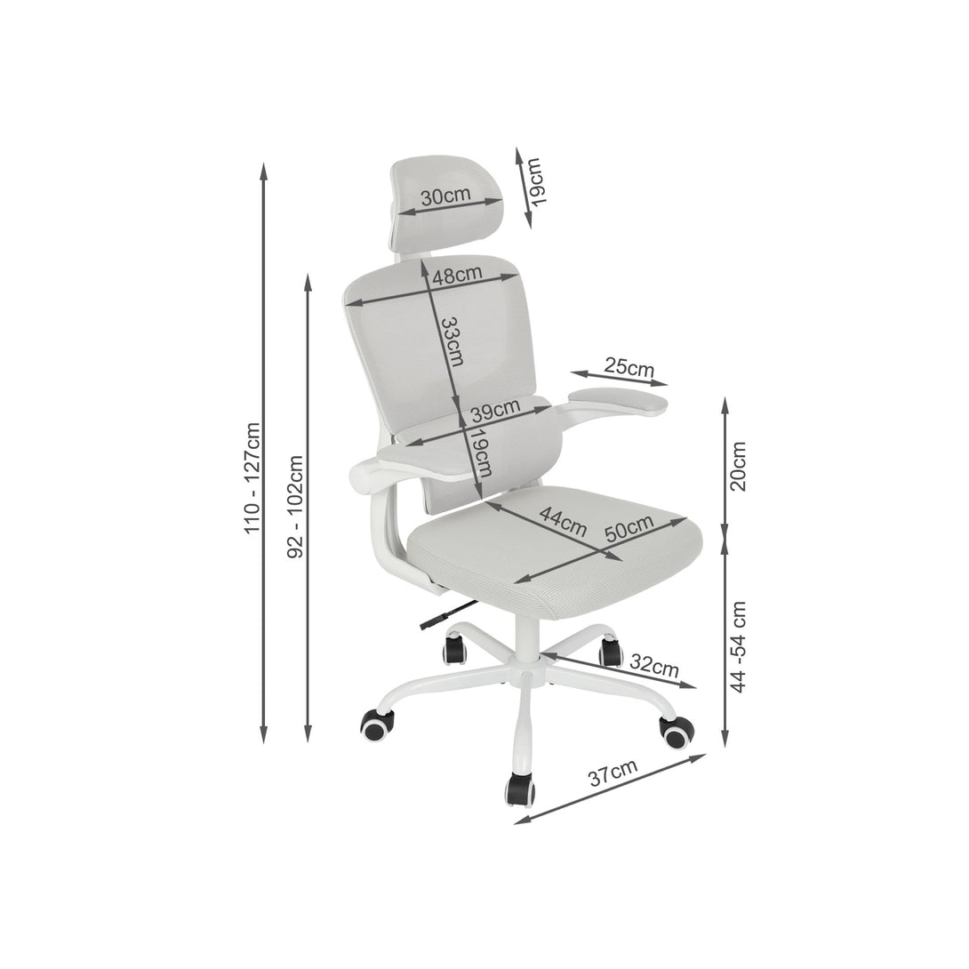 Edison Office Chair - Grey