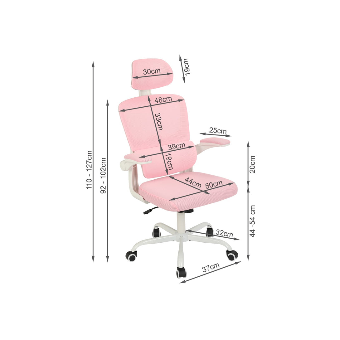 Edison Office Chair - Pink