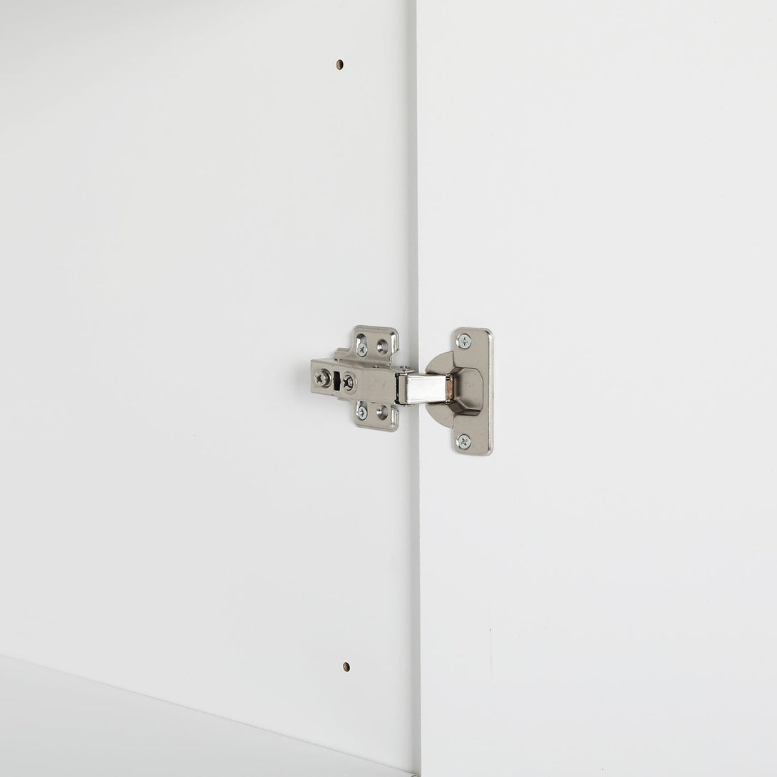 Tongass 2 Door Wardrobe with 3 Drawers - White