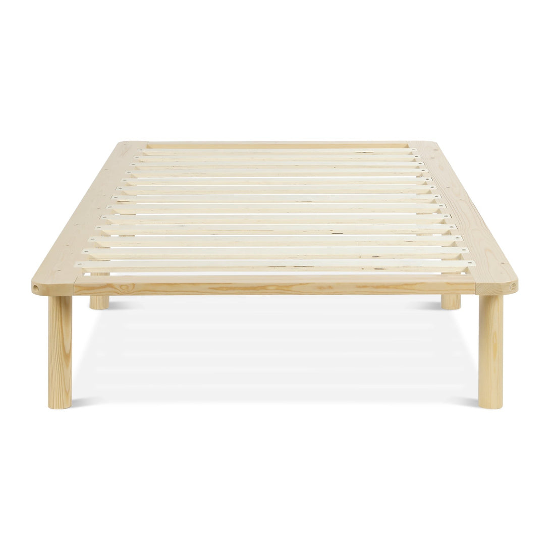Ohio Single Wooden Bed Base - Natural