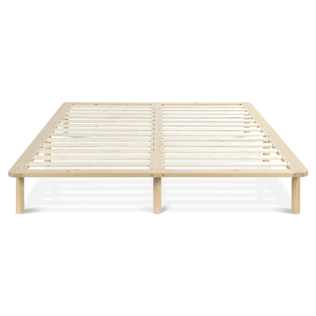 Ohio King Wooden Bed Base - Natural 