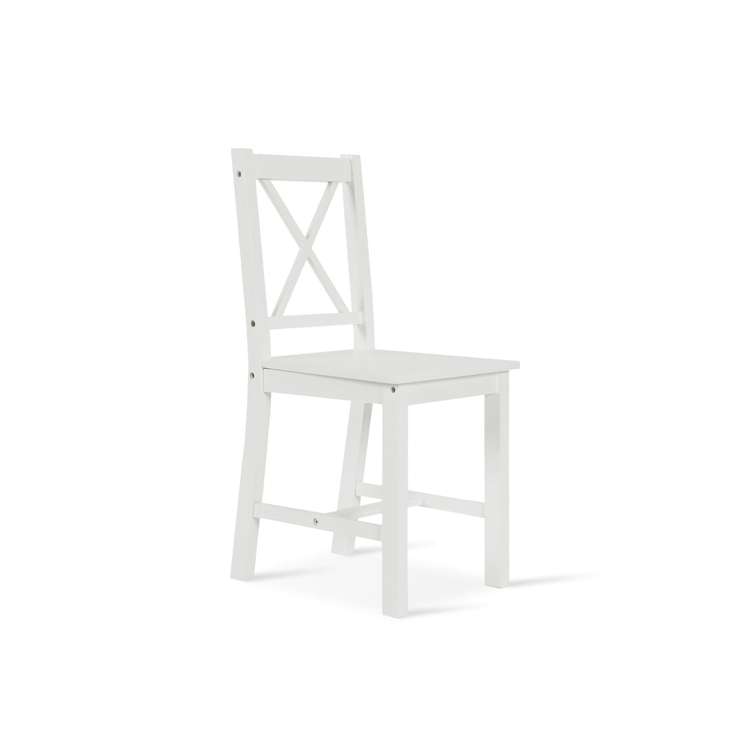 Chloe 5 Piece Dining Set - White 