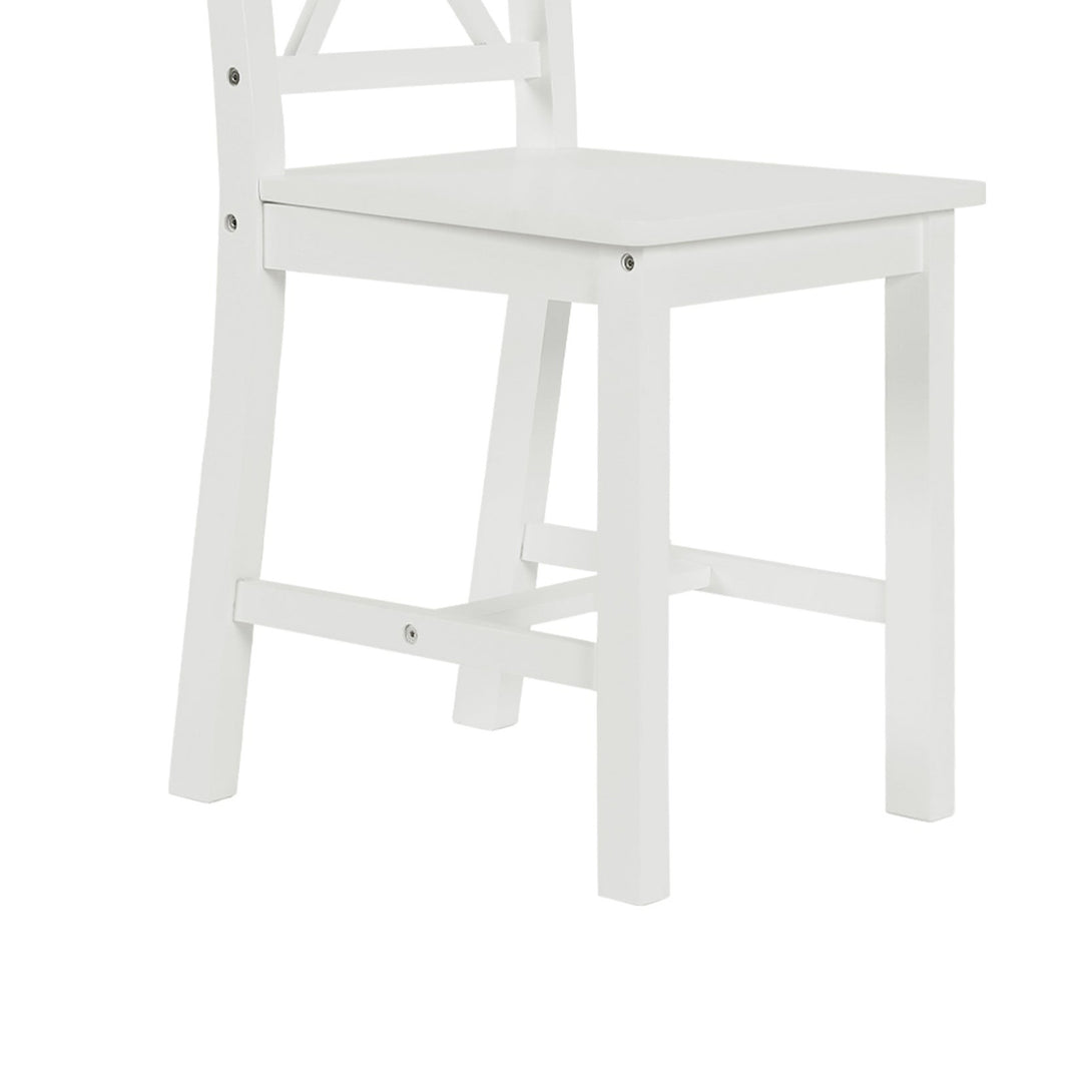 Chloe 5 Piece Dining Set - White 