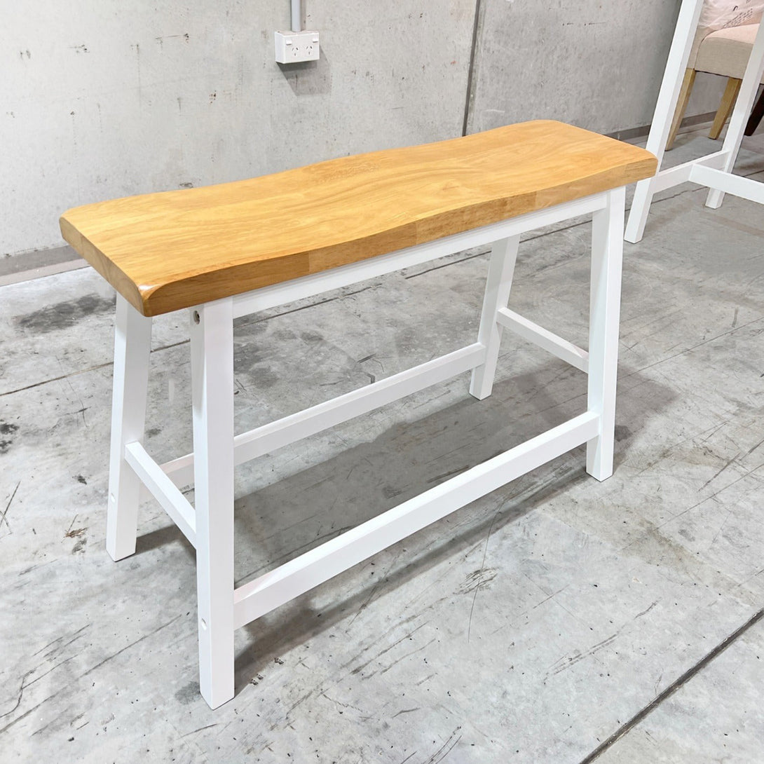 Avon Bar Bench Seat - Oak+White