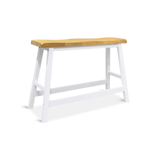 Avon Bar Bench Seat - Oak+White