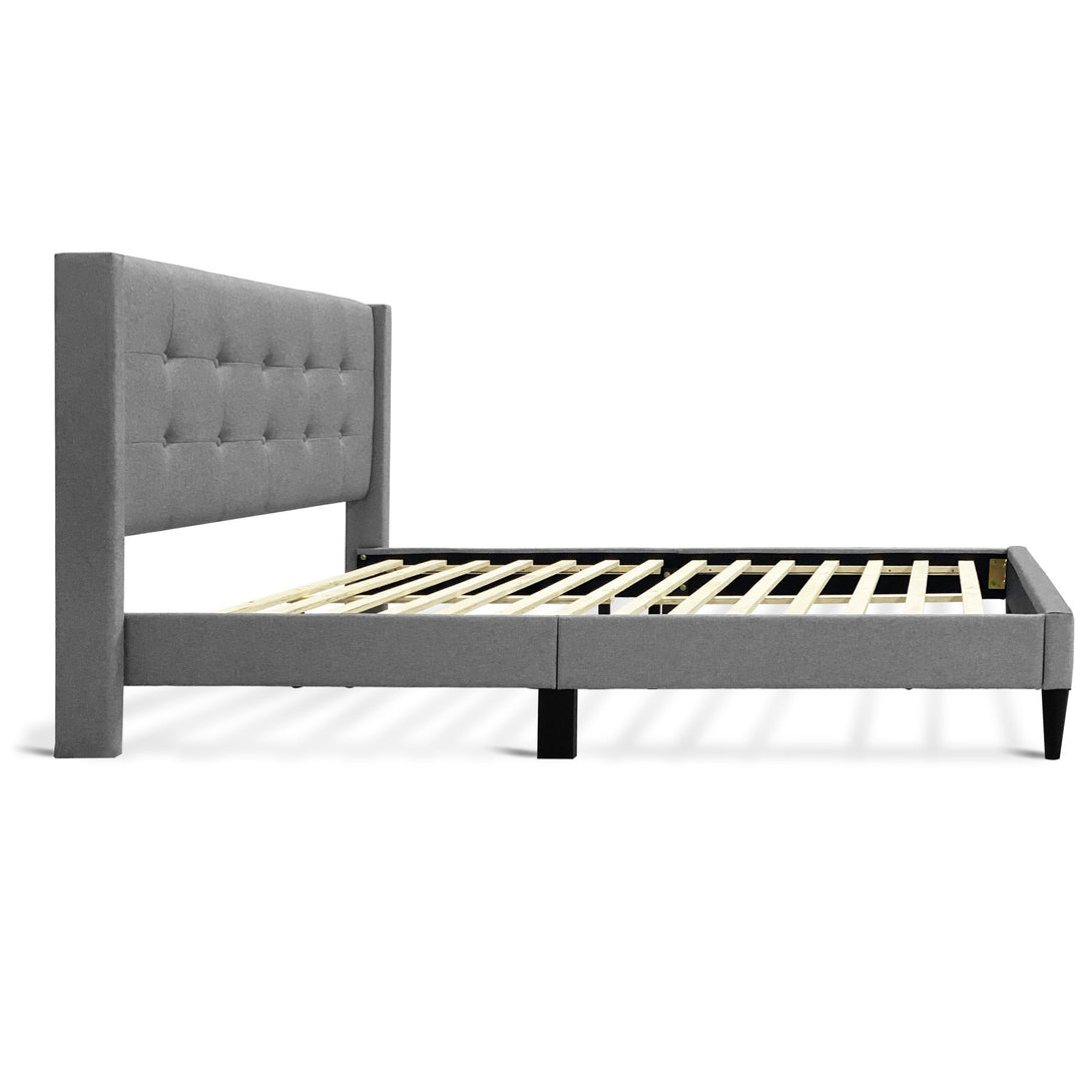 Sealy Queen Bed Frame - Light Grey