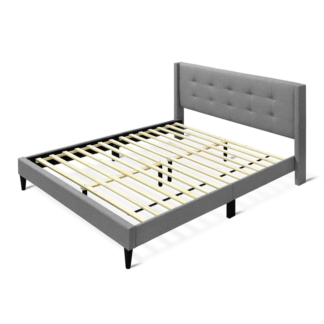 Sealy Queen Bed Frame - Light Grey