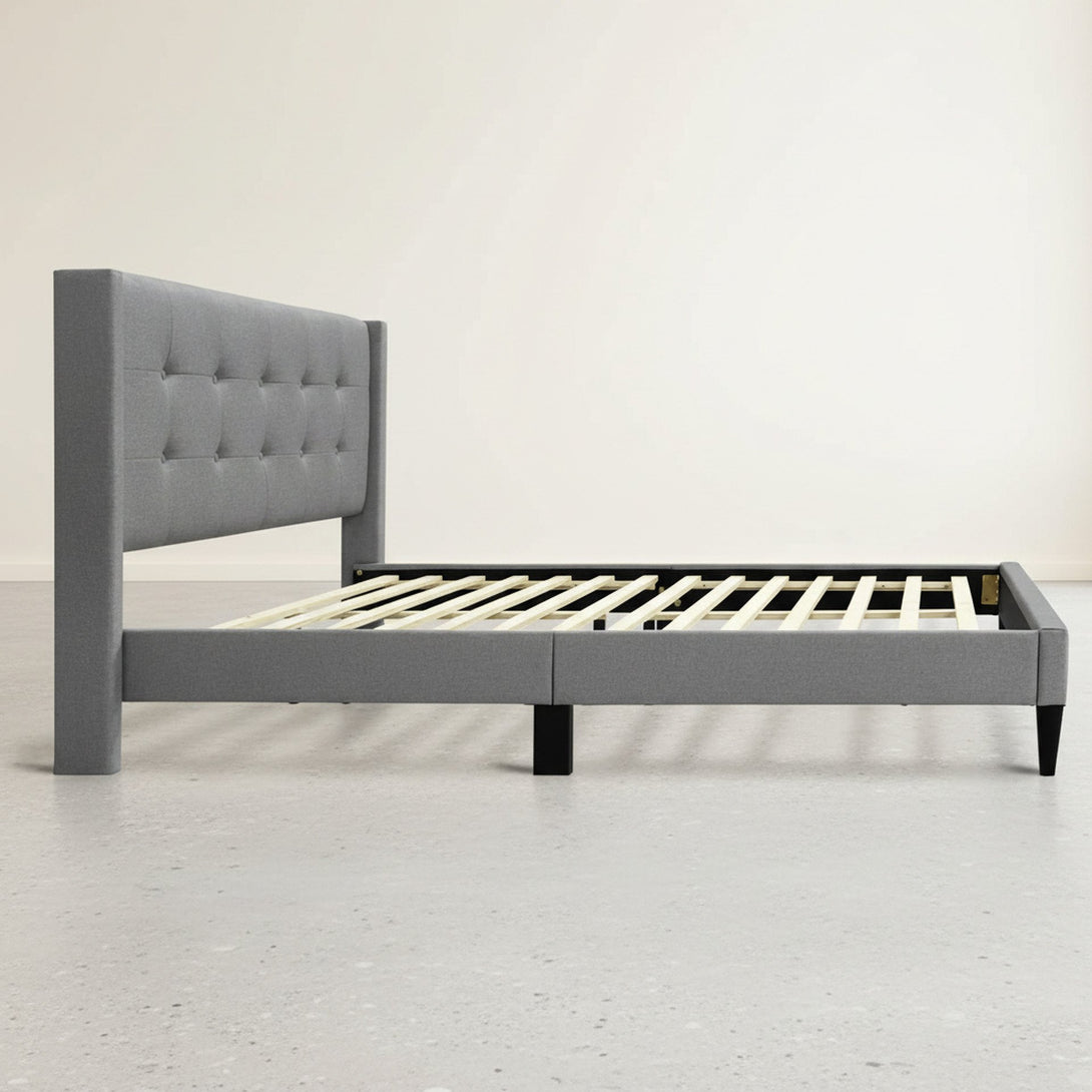 Sealy Queen Bed Frame - Light Grey