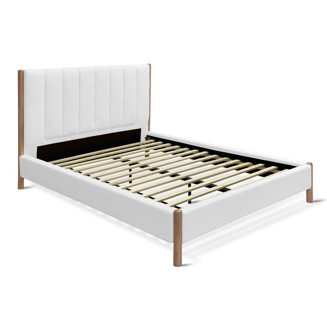 Haast Queen Bed Frame - Cream