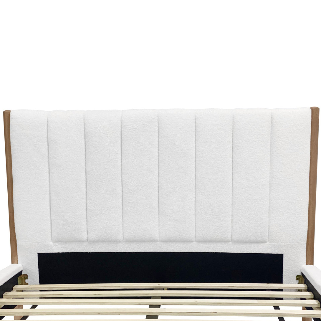 Haast Queen Bed Frame - Cream