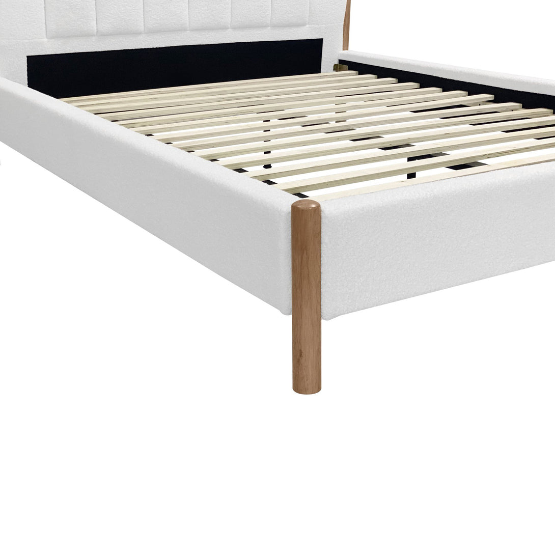 Haast Queen Bed Frame - Cream