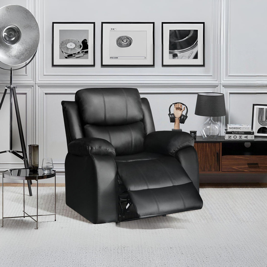 Wilson Manual Recliner Chair - Black