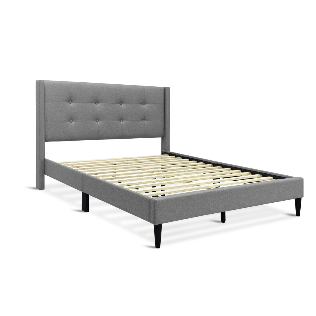 Sealy Double Bed Frame - Light Grey