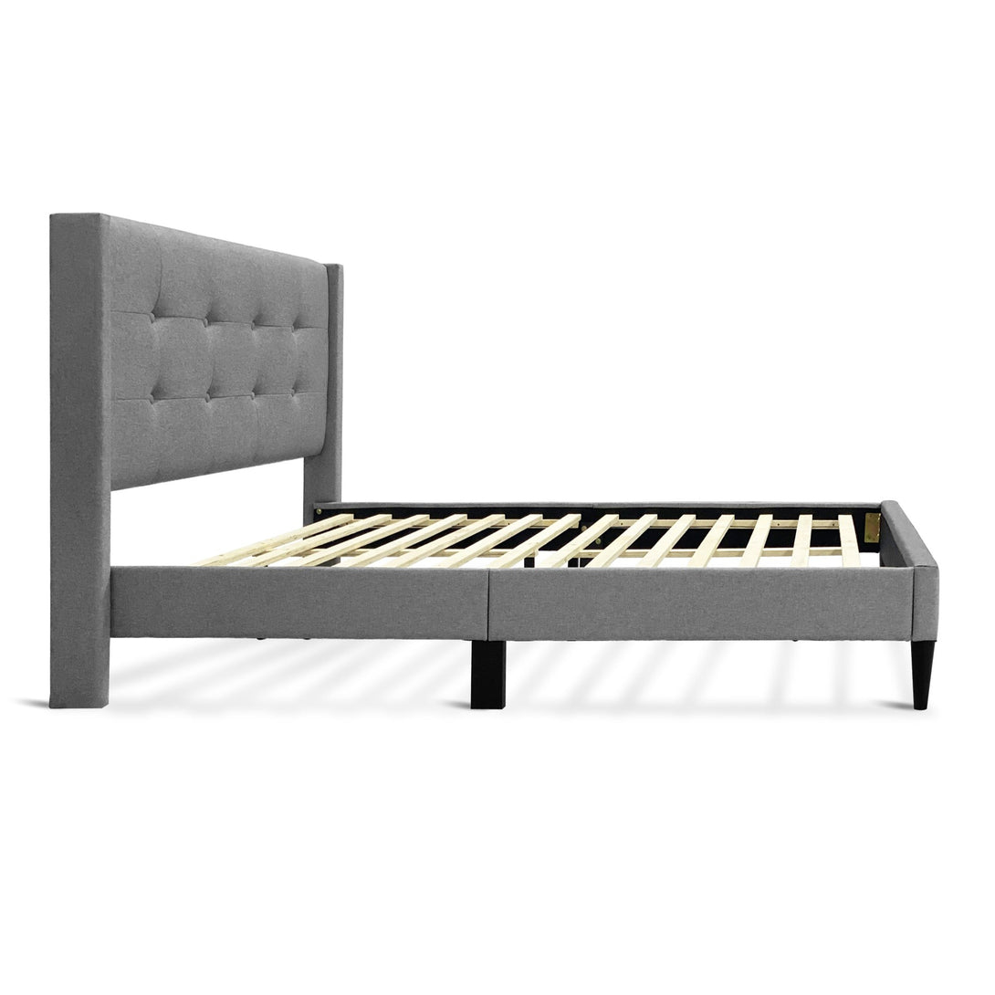 Sealy Double Bed Frame - Light Grey