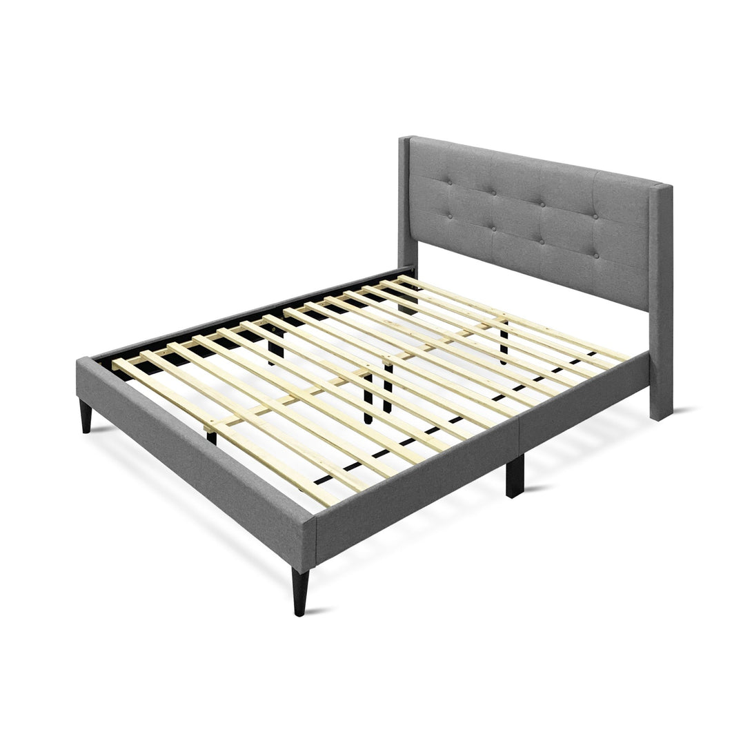 Sealy Double Bed Frame - Light Grey