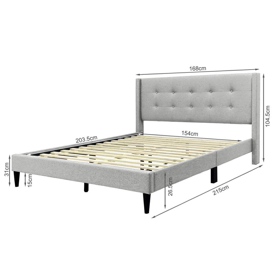 Sealy Queen Bed Frame - Silver
