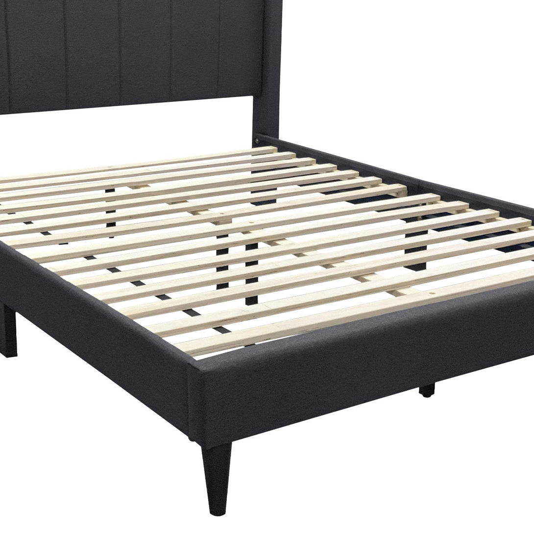 Careys Double Bed Frame - Dark Grey
