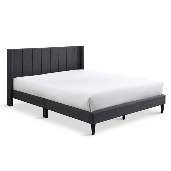 Careys Queen Bed Frame - Dark Grey