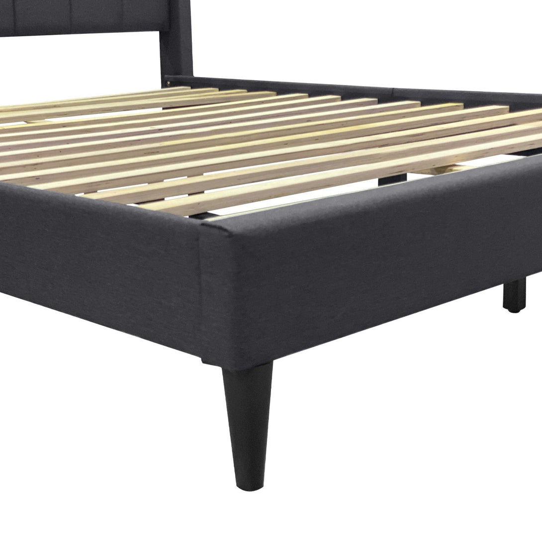 Careys Queen Bed Frame - Dark Grey