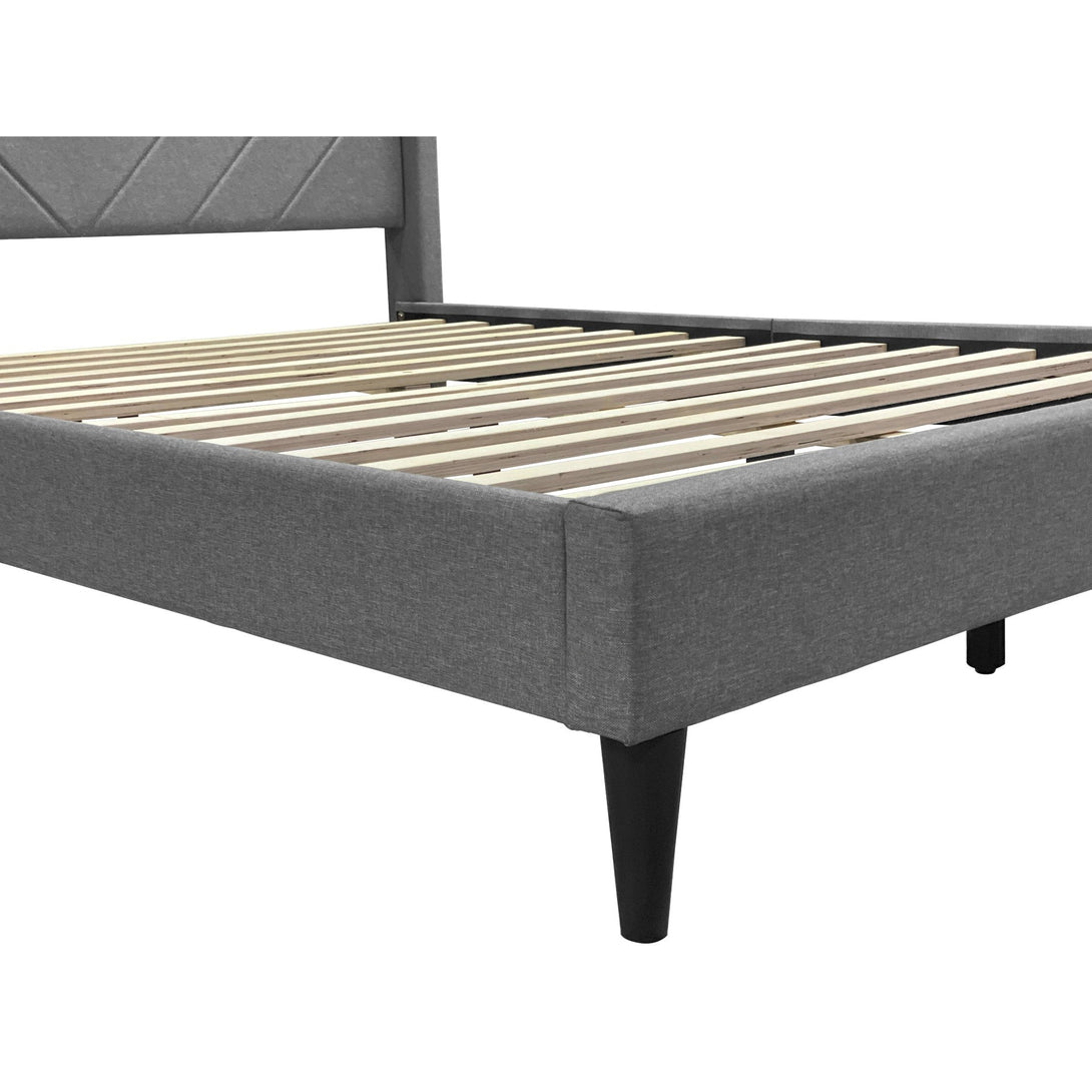 Bassie Double Bed Frame - Light Grey