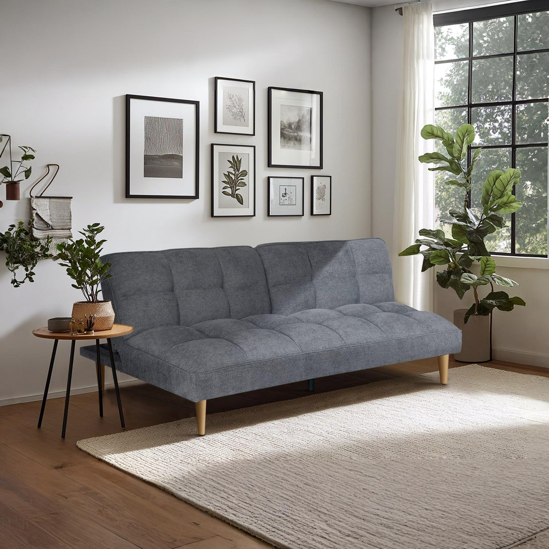 Barton 3 Seater Sofa Bed - Dark Grey