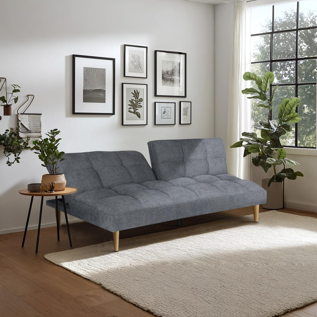 Barton 3 Seater Sofa Bed - Dark Grey
