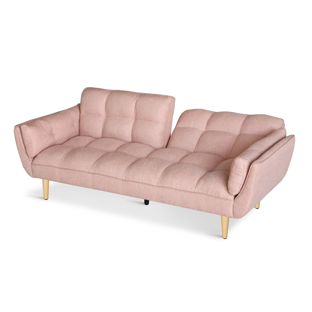 Dover 3 Seater Sofa Bed - Pink