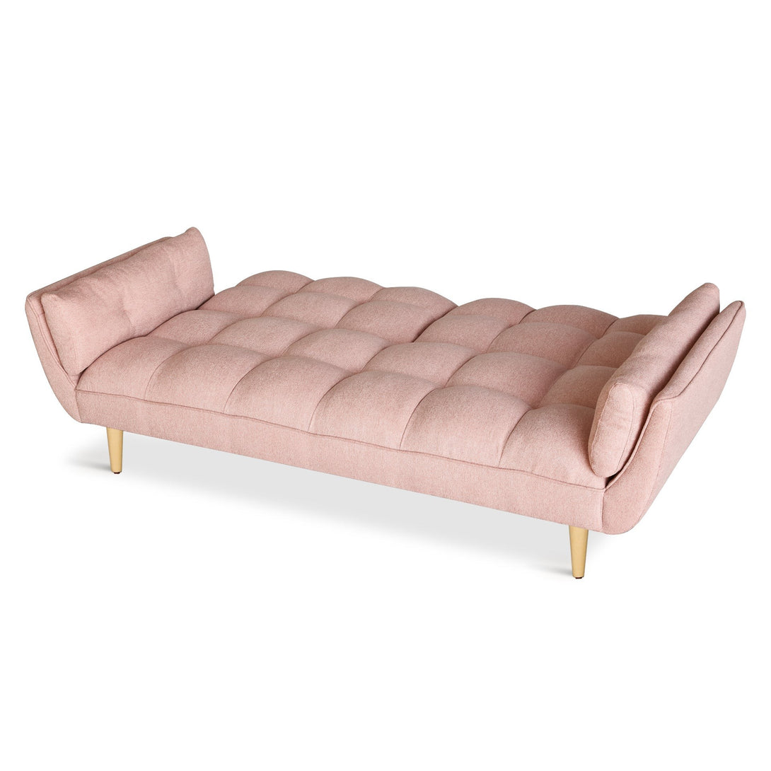 Dover 3 Seater Sofa Bed - Pink