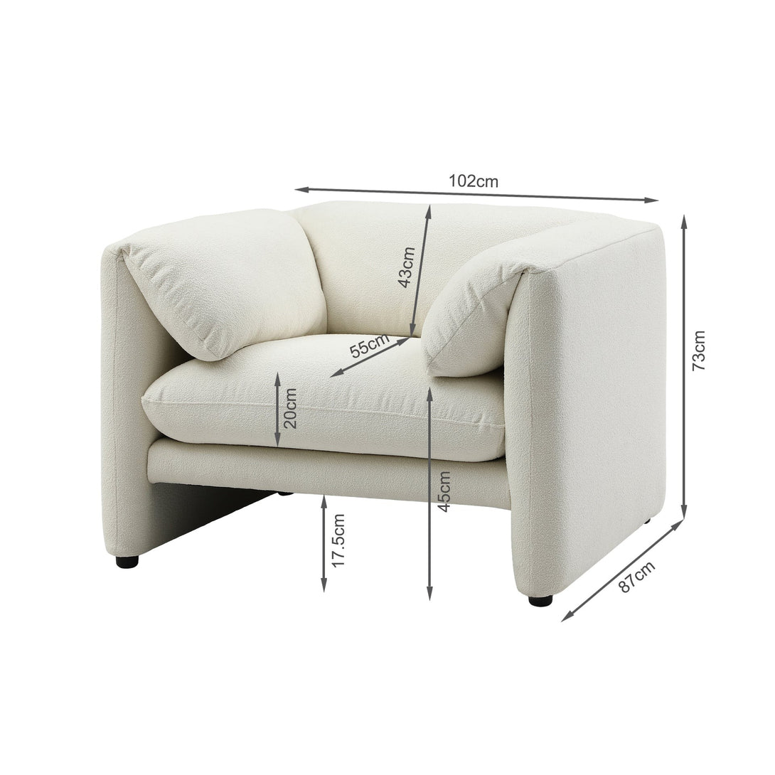 Marion Occasional Chair - Cream