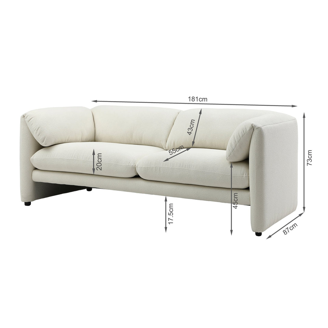 Marion 2 Seater Sofa - Cream
