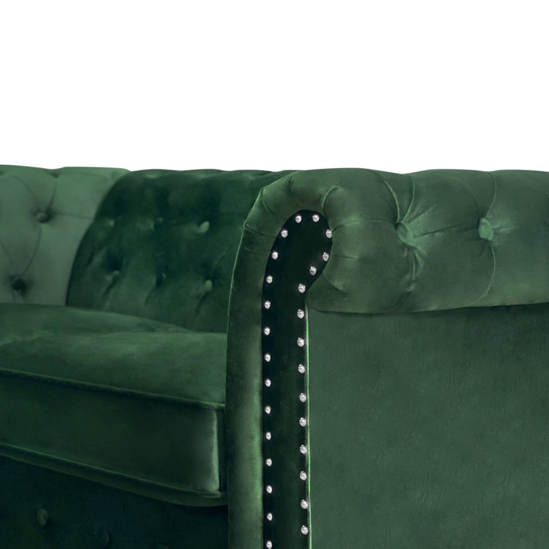 Chesley Velvet 2 Seater Sofa - Green
