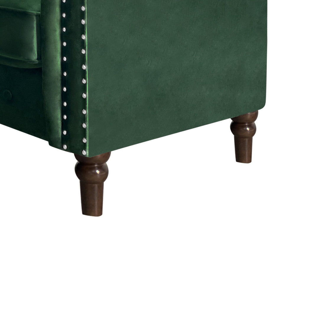 Chesley Velvet 2 Seater Sofa - Green