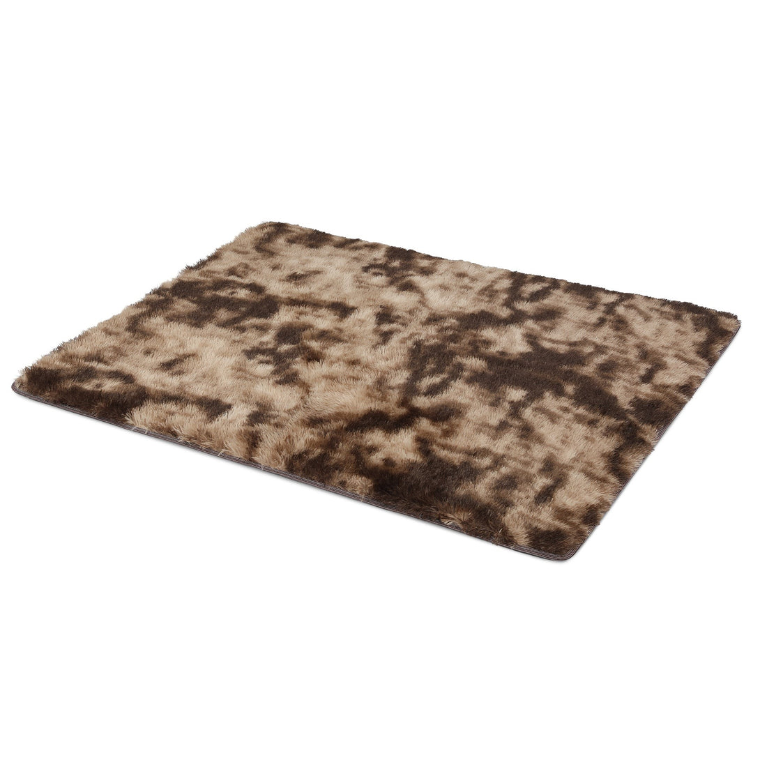 Thick Soft Shaggy Rug Brown 120x160cm
