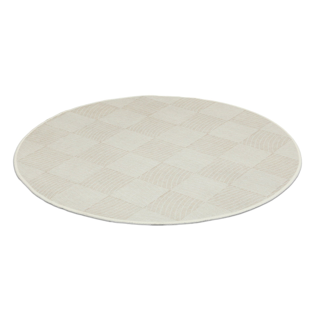 Quality Waterproof Round Rug Design J 100cm