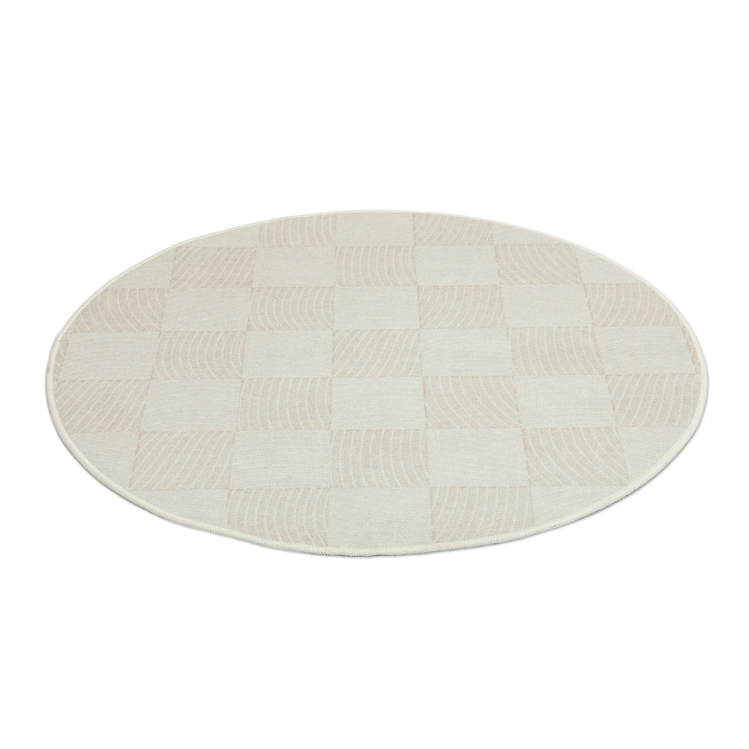 Quality Waterproof Round Rug Design J 100cm