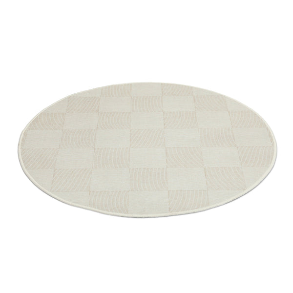 Quality Waterproof Round Rug Design J 100cm
