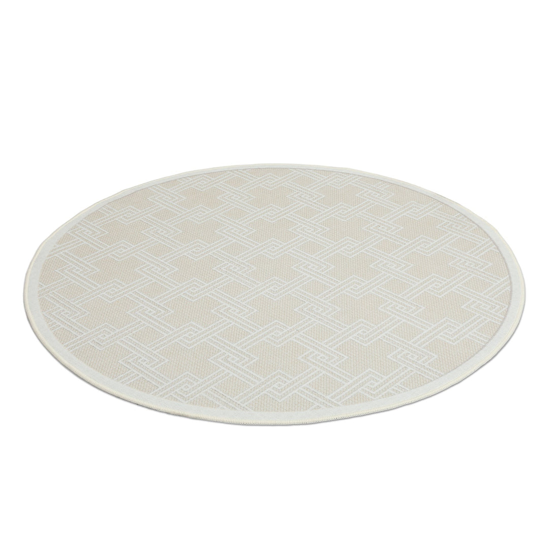 Quality Waterproof Round Rug Design O 120cm