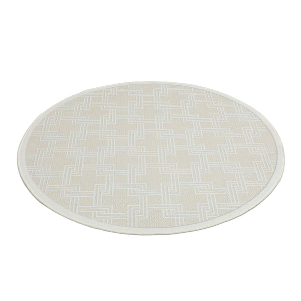 Quality Waterproof Round Rug Design O 120cm