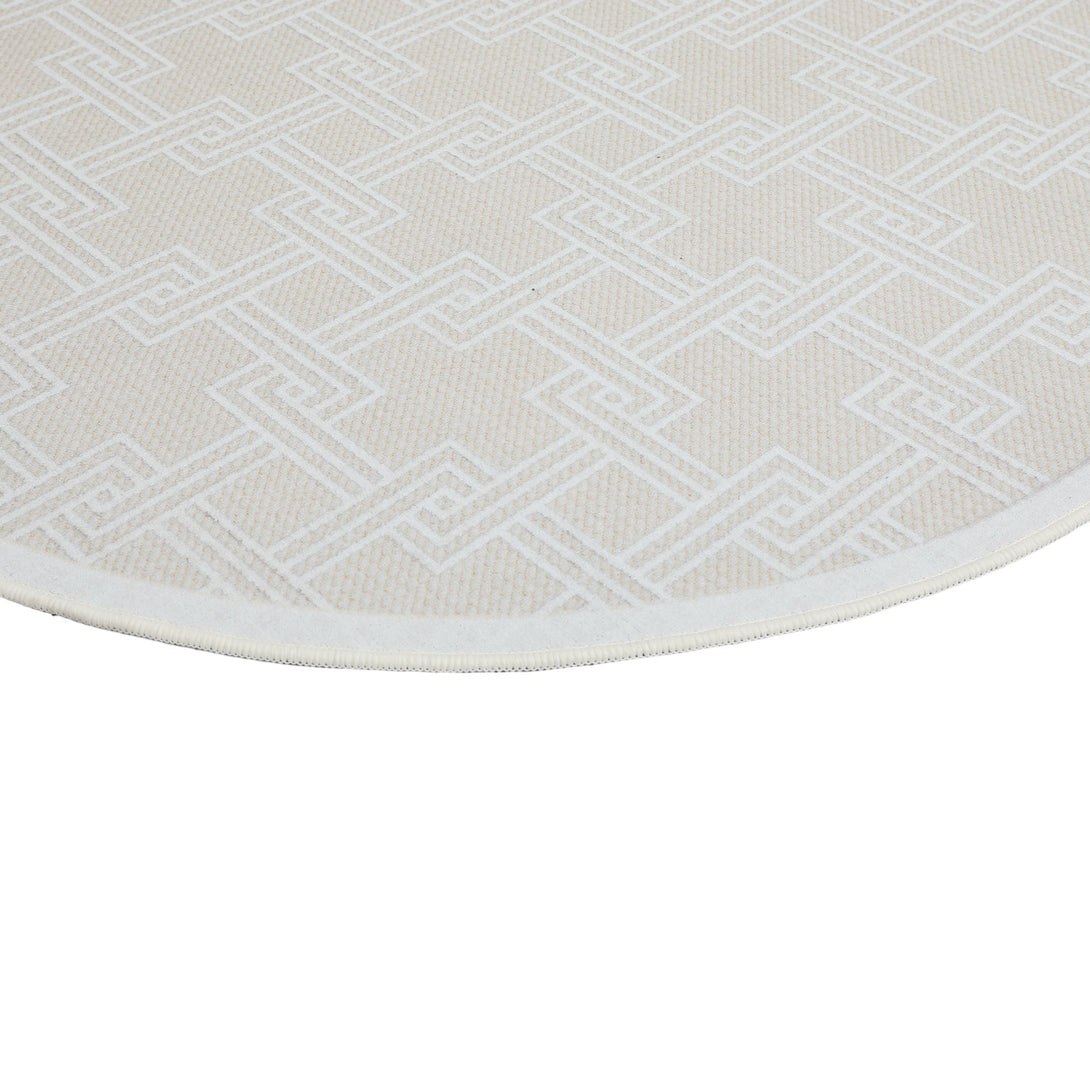 Quality Waterproof Round Rug Design O 120cm
