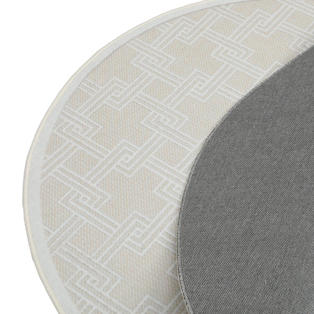 Quality Waterproof Round Rug Design O 120cm