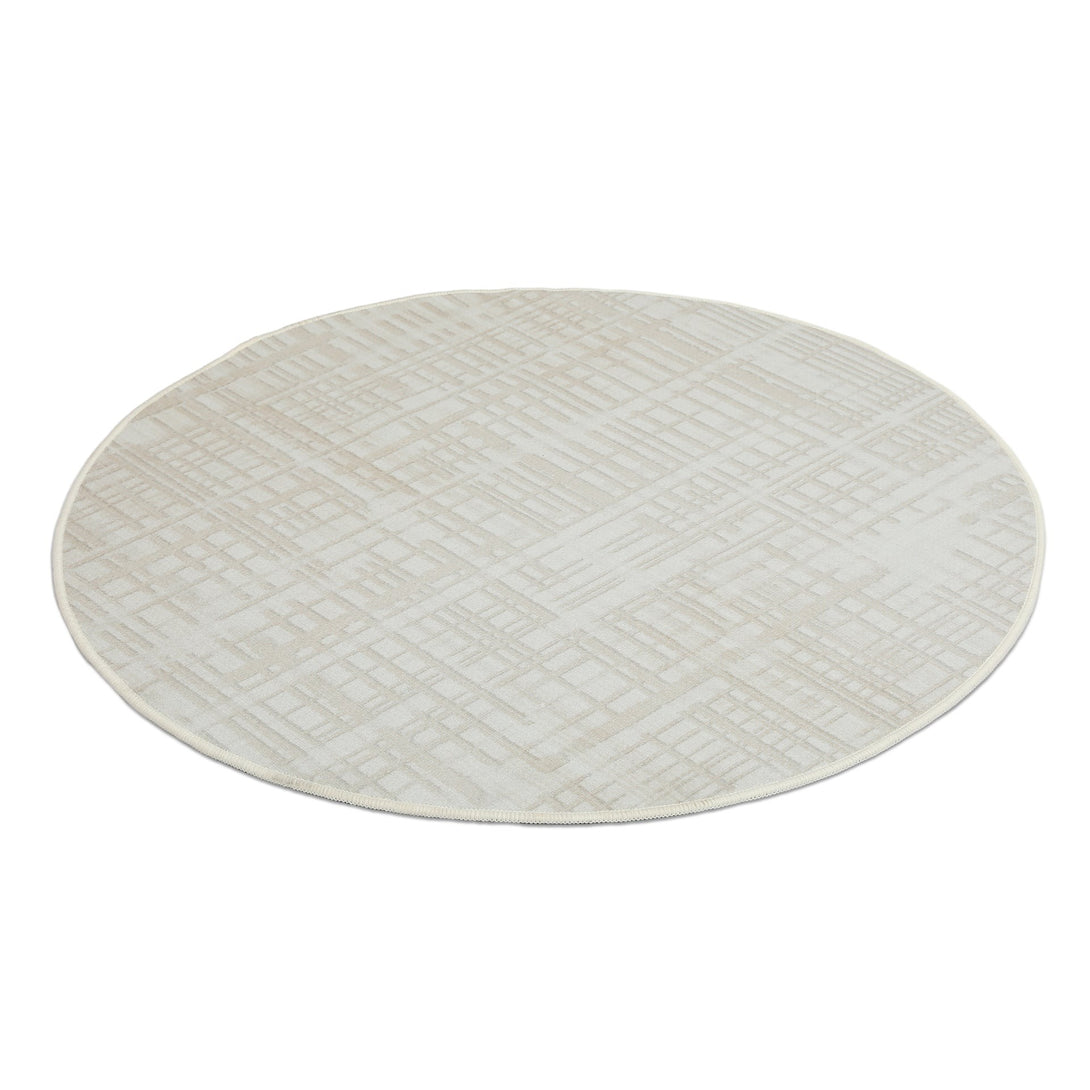 Quality Waterproof Round Rug Design F 100cm