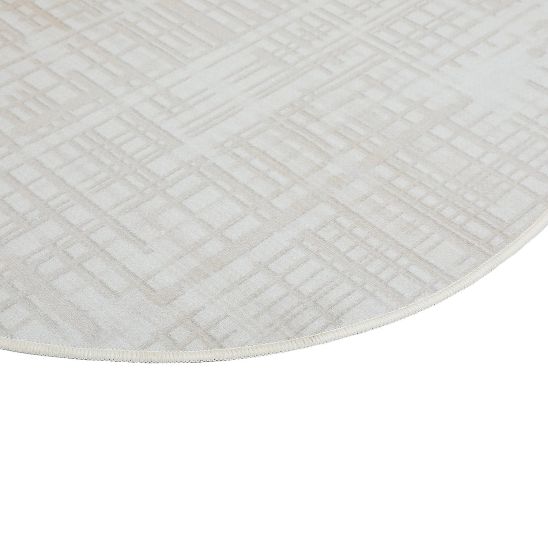 Quality Waterproof Round Rug Design F 100cm