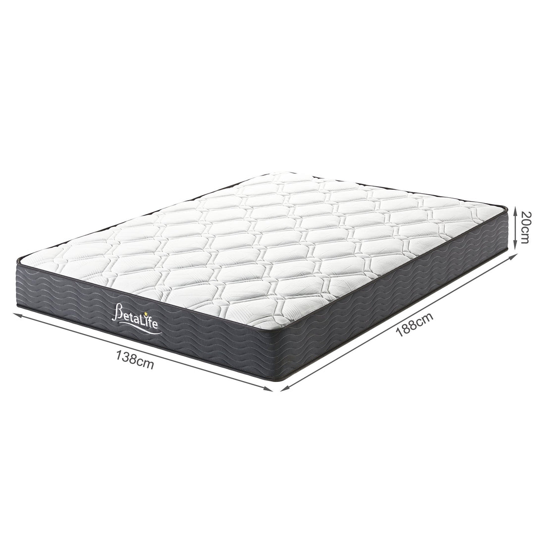 Basics Plus Mattress with Mattress Protector & 2 Pillows - Double