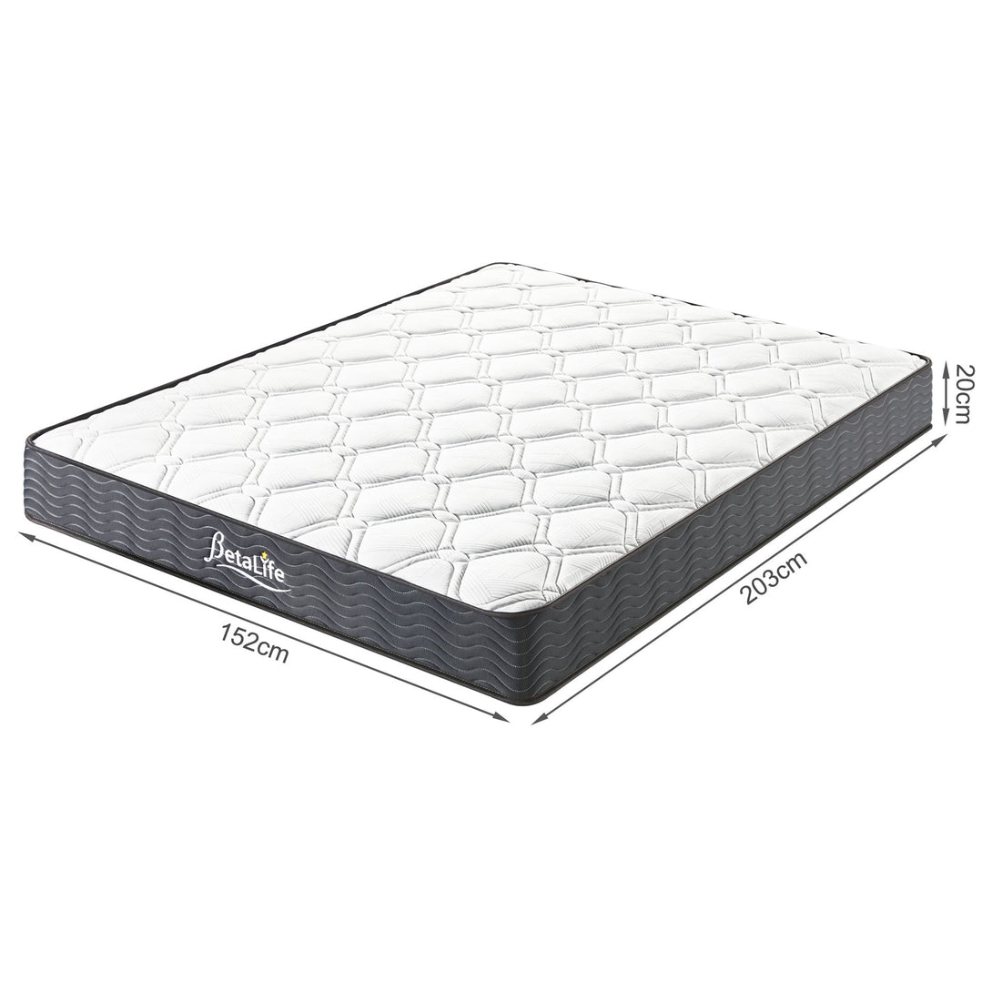 Basics Plus Mattress with Mattress Protector & 2 Pillows - Queen