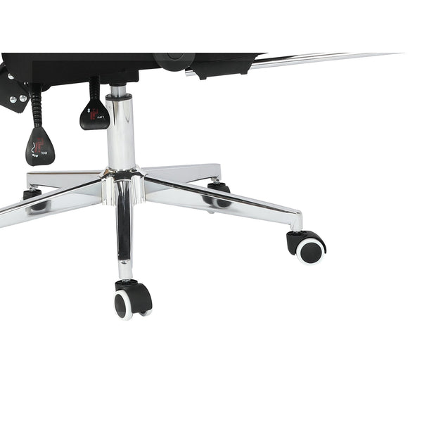 Melissa Office Chair with Footrest - Black