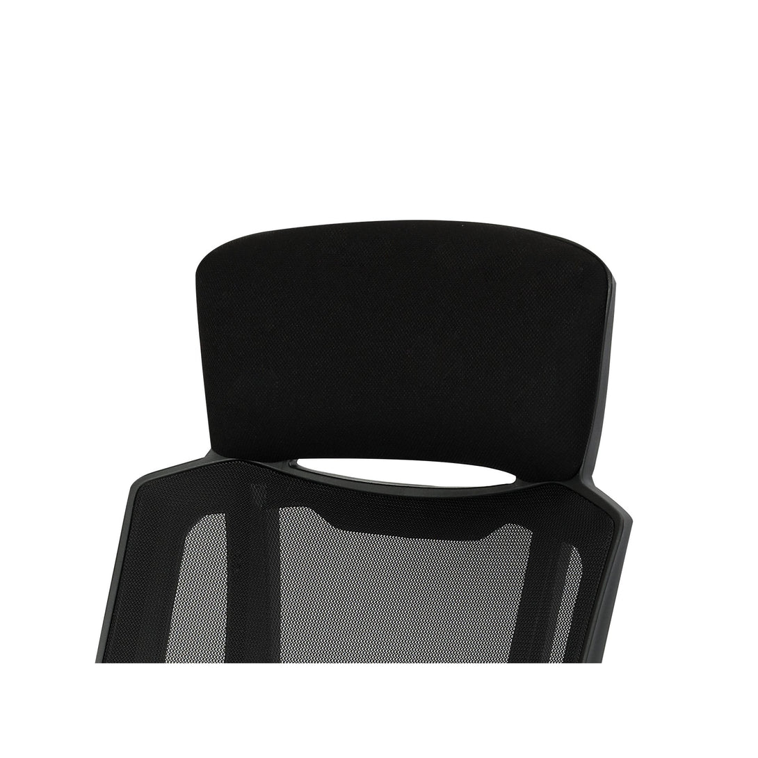 Melissa Office Chair with Footrest - Black