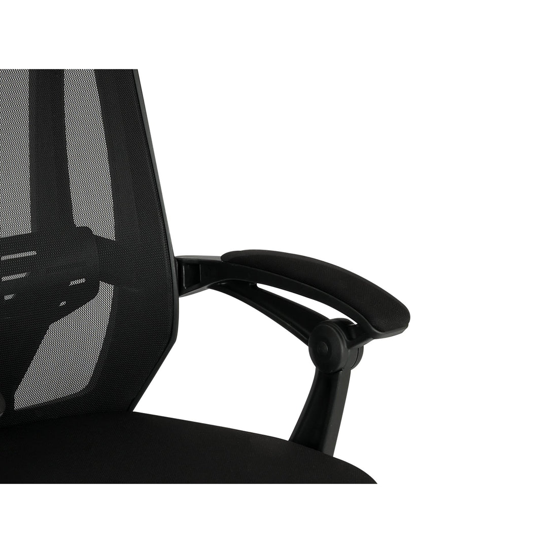 Melissa Office Chair with Footrest - Black